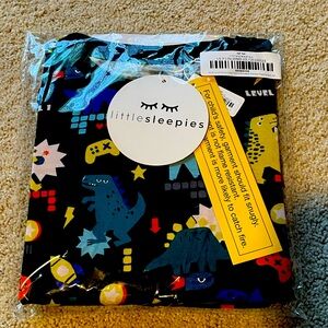 Little Sleepies Dino Video games long sleeve pajamas 4T